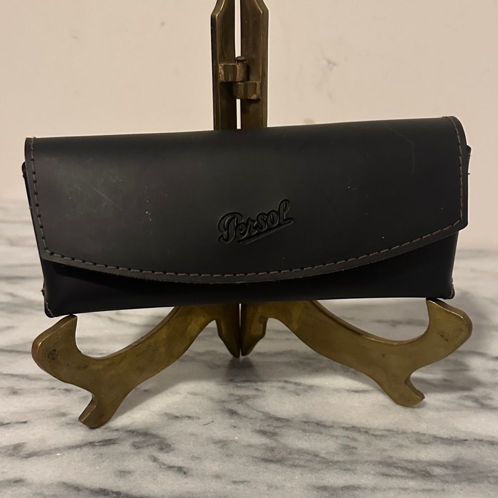 Persol eyeglass case black
